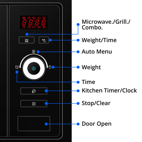 Built-In Microwave+Grill Oven (20L)