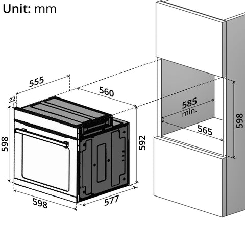 Built-In Oven (75L)