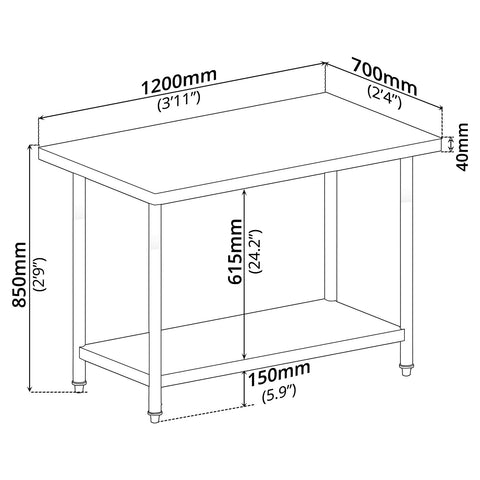 Kitchen Work Table