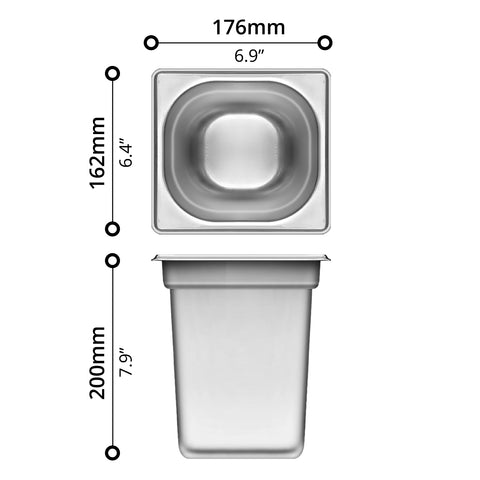 GN 1/6 Container