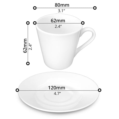 6-pcs Coffee Cup Set (90ml)