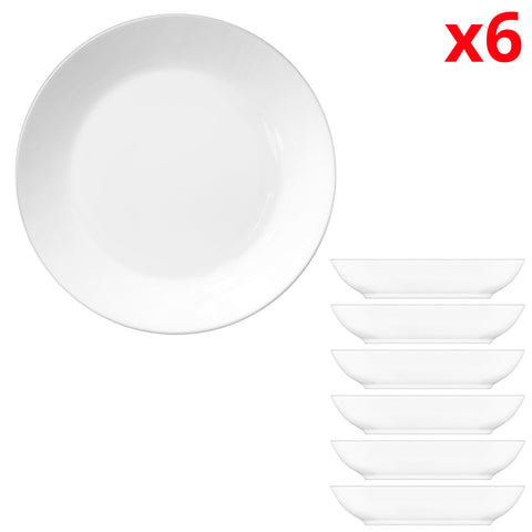 6-pcs Soup Plate Set (Ø8")