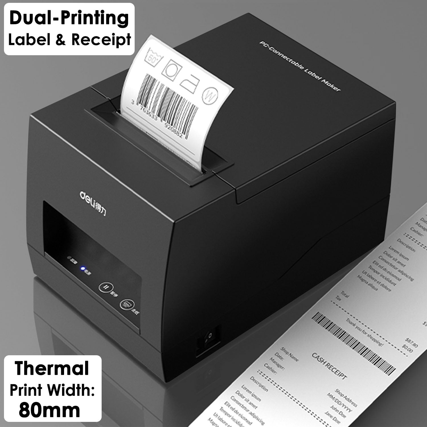 ASTA USB 300dpi 4 inch Direct Thermal/Label thermal transfer barcode printer  AT-B1235T - Shenzhen ASTA Co., Ltd.