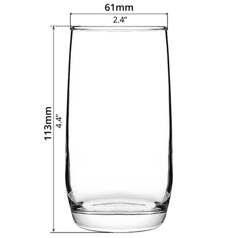 6-pcs Drinking Glass (360ml)