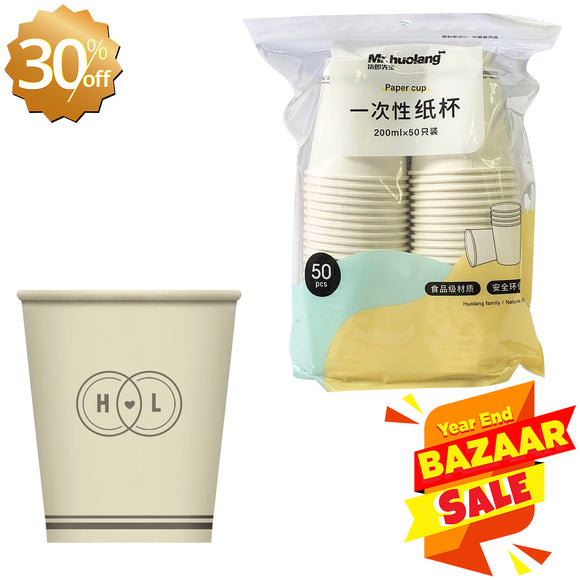 50-pcs Paper Cup (200ml)