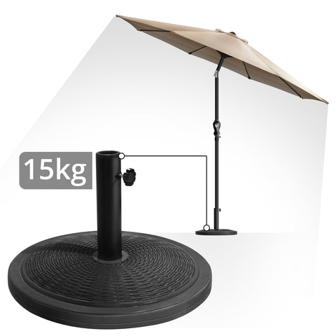 Umbrella with 15kg Base