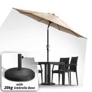 Umbrella with 20kg Base