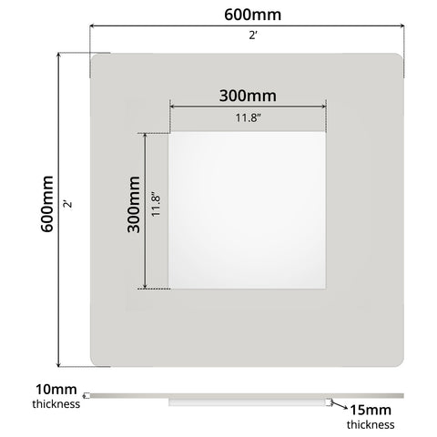 Table Top (600 x 600mm) - Asters Maldives