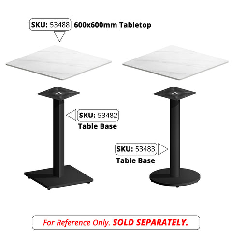 Table Top (600 x 600mm) - Asters Maldives