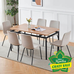 Floor best sale dining set