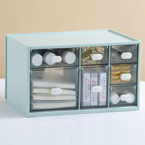 20L Transparent Stackable Drawer Storage Desktop Box Cabinet