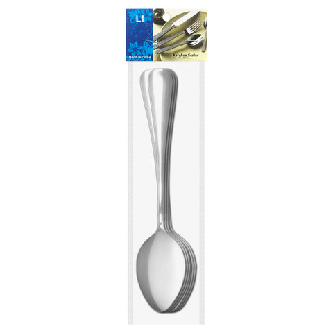 6-Pcs Dinner Spoon Set (8") - Asters Maldives