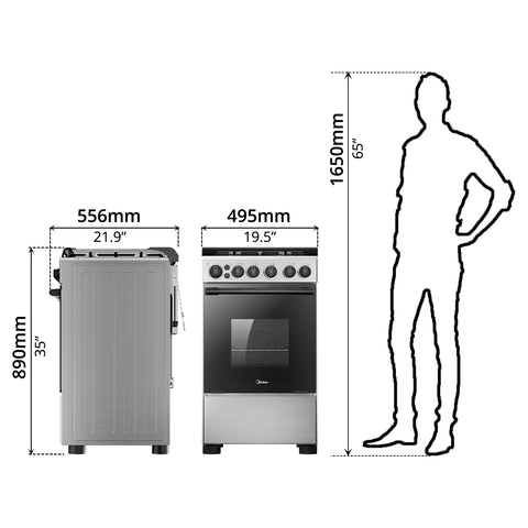 Freestanding Oven - Asters Maldives