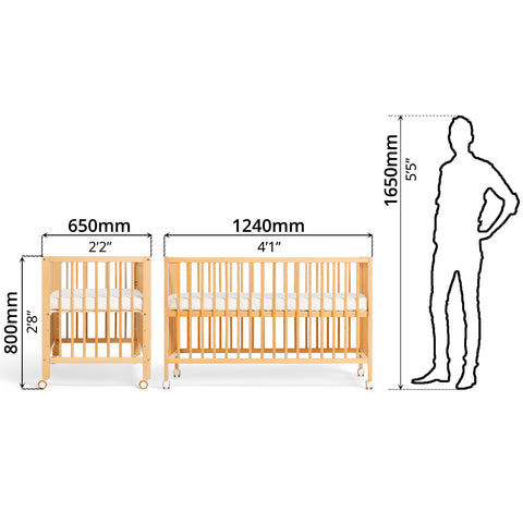 Baby Cot (4 in 1)