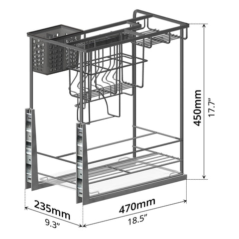 Pull-Out Cabinet Organiser