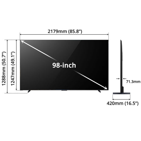 TV (4K QLED) - 98" - Asters Maldives