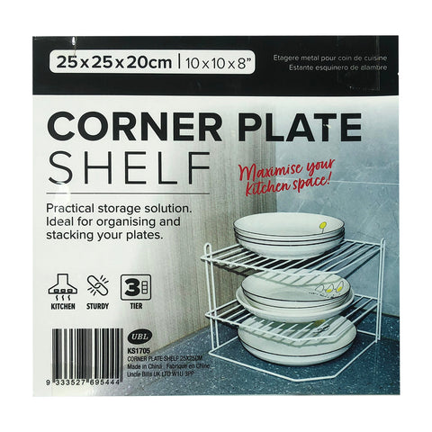 Corner Plate Shelf