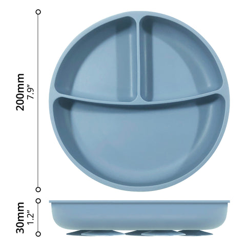 Dessert Plate with Suction (Ø8")