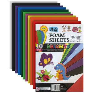 10-pcs Foam Sheets (A4)