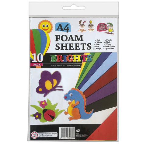 10-pcs Foam Sheets (A4)