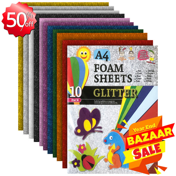 10-pcs Foam Sheets (A4)