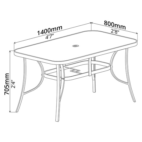 Outdoor Dining Table