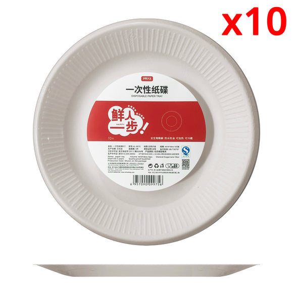 10-pcs Paper Plate (8