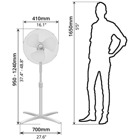 Stand Fan (Ø16")