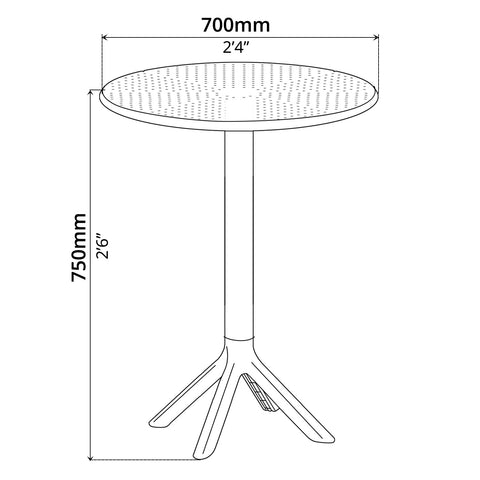 Dining Table (Ø70cm)