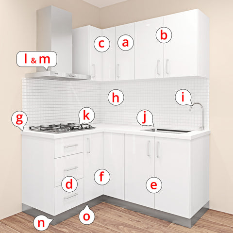 Kitchen Unit (PET Gloss)