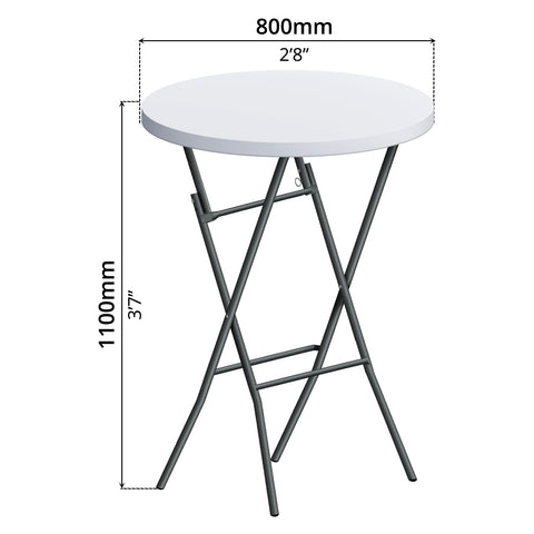 Bar Folding Table (Ø2'8")