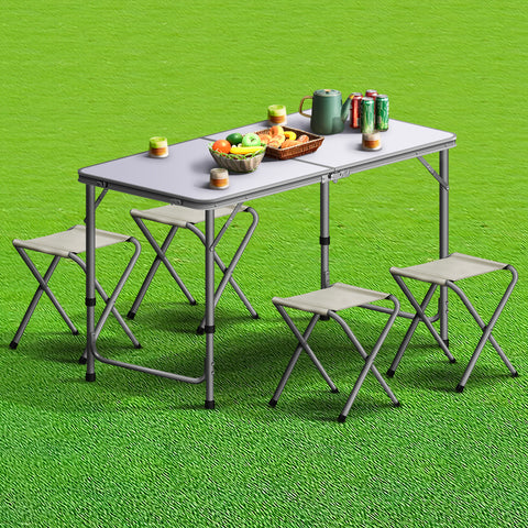 Folding Table Set (120 x 60cm)