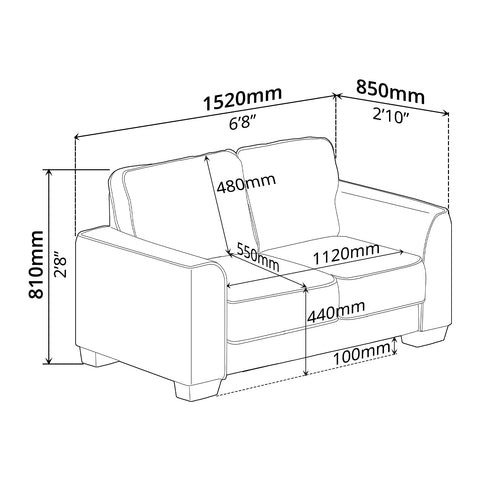 Sofa Set (2 PCs)