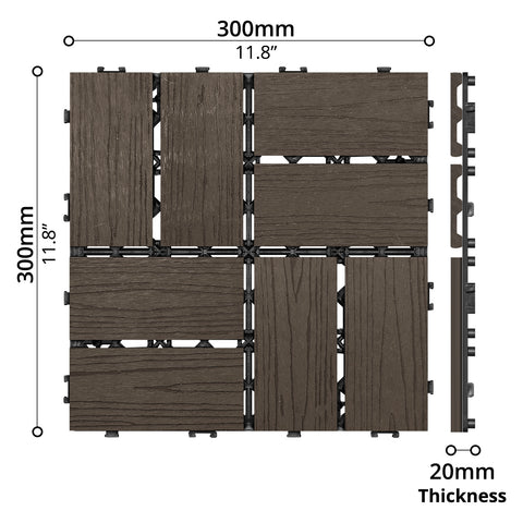 10-pcs Decking Tile (30 x 30cm)