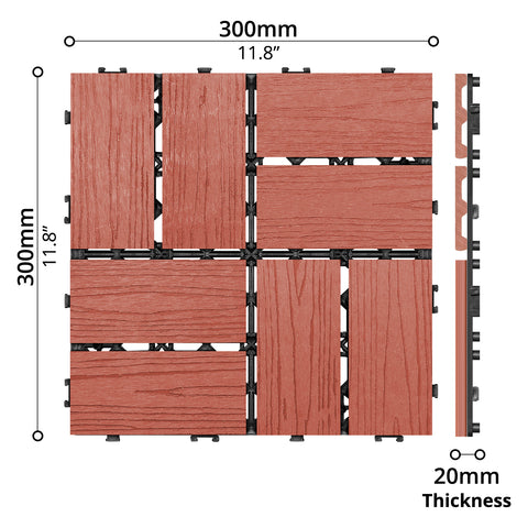 10-pcs Decking Tile (30 x 30cm)