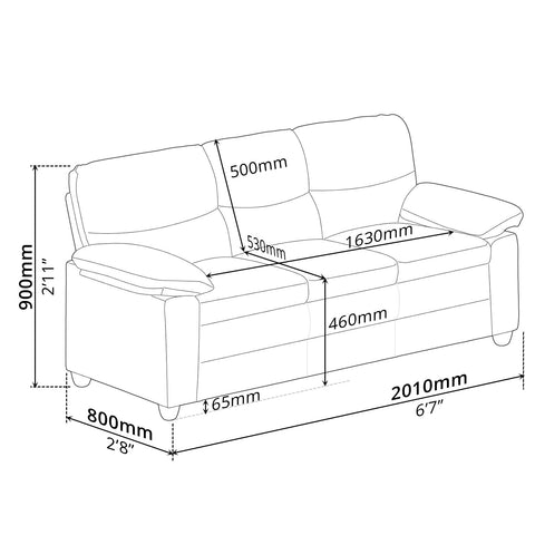 Sofa Set (2 PCs)