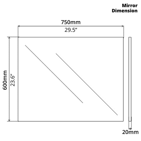 Bathroom Vanity Set (3 PCs)