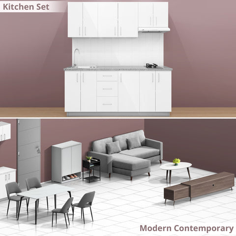 Kitchen Set B + Modern