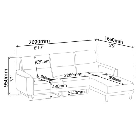 Recliner (Right-Side)