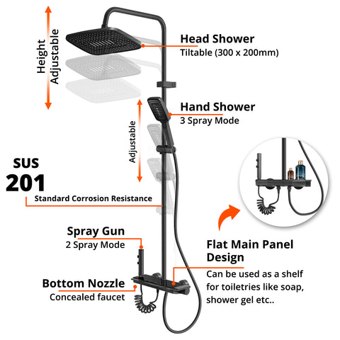 Shower Set (SUS201)