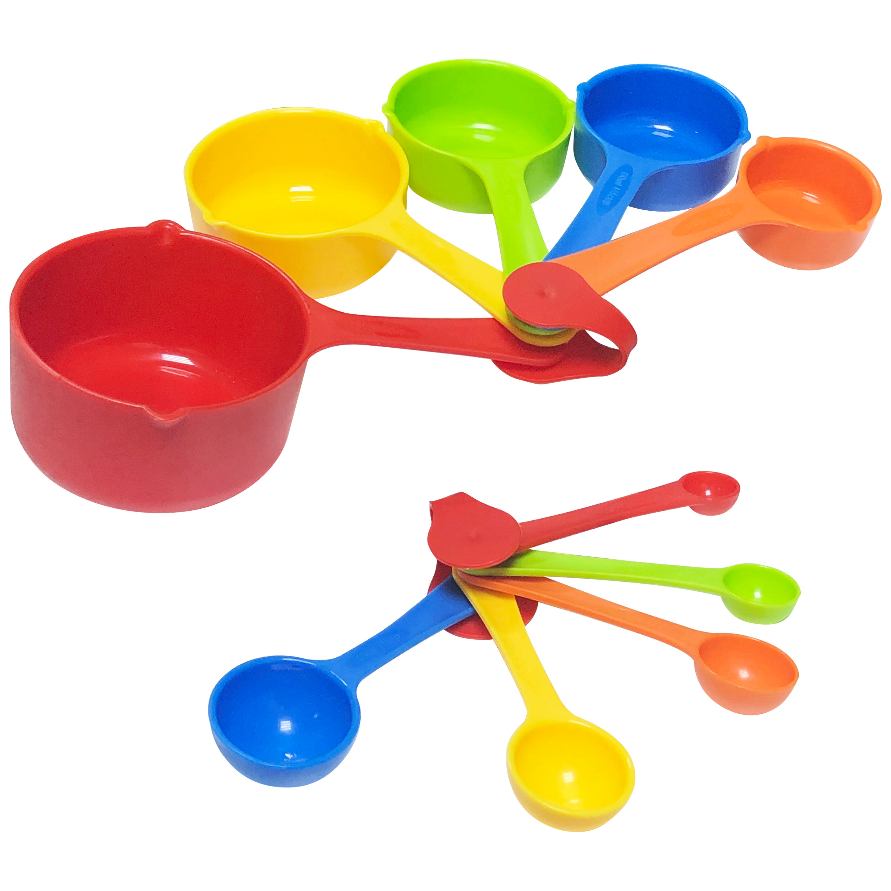 10pcs Plastic Measuring Spoons Cups Measuring Set Tools Utensil